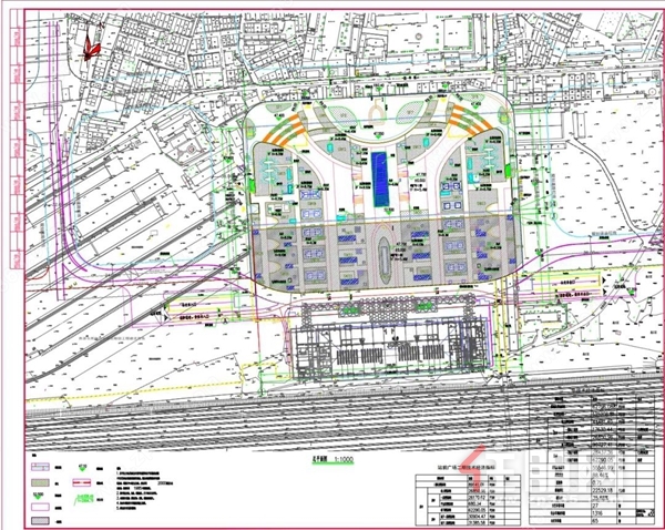 贵港高铁站站前广场项目总平图有调整来看看都有哪些调整变化吧