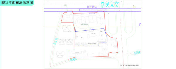 现状平面图布局示意图