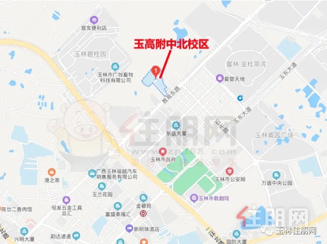 玉附北地图