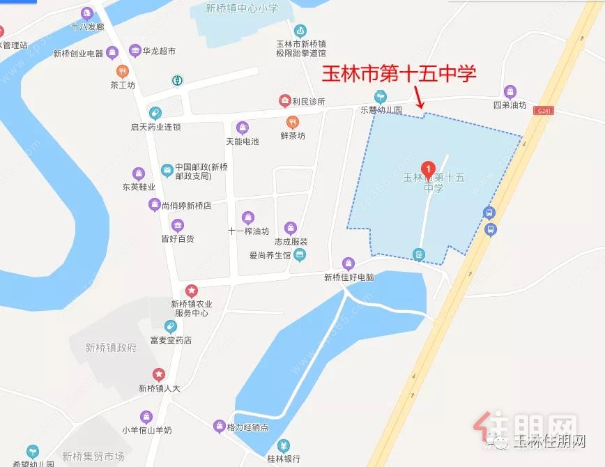 玉林十五中地图