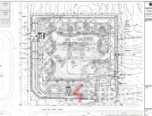 现代城（一期）项目总平图**调整贵自然公