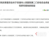 贵港市人民医院第二门诊综合业务能力提升工程可行性研究报告批复啦