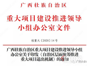 柳州上榜！广西46个项目退出自治区重大项目范围