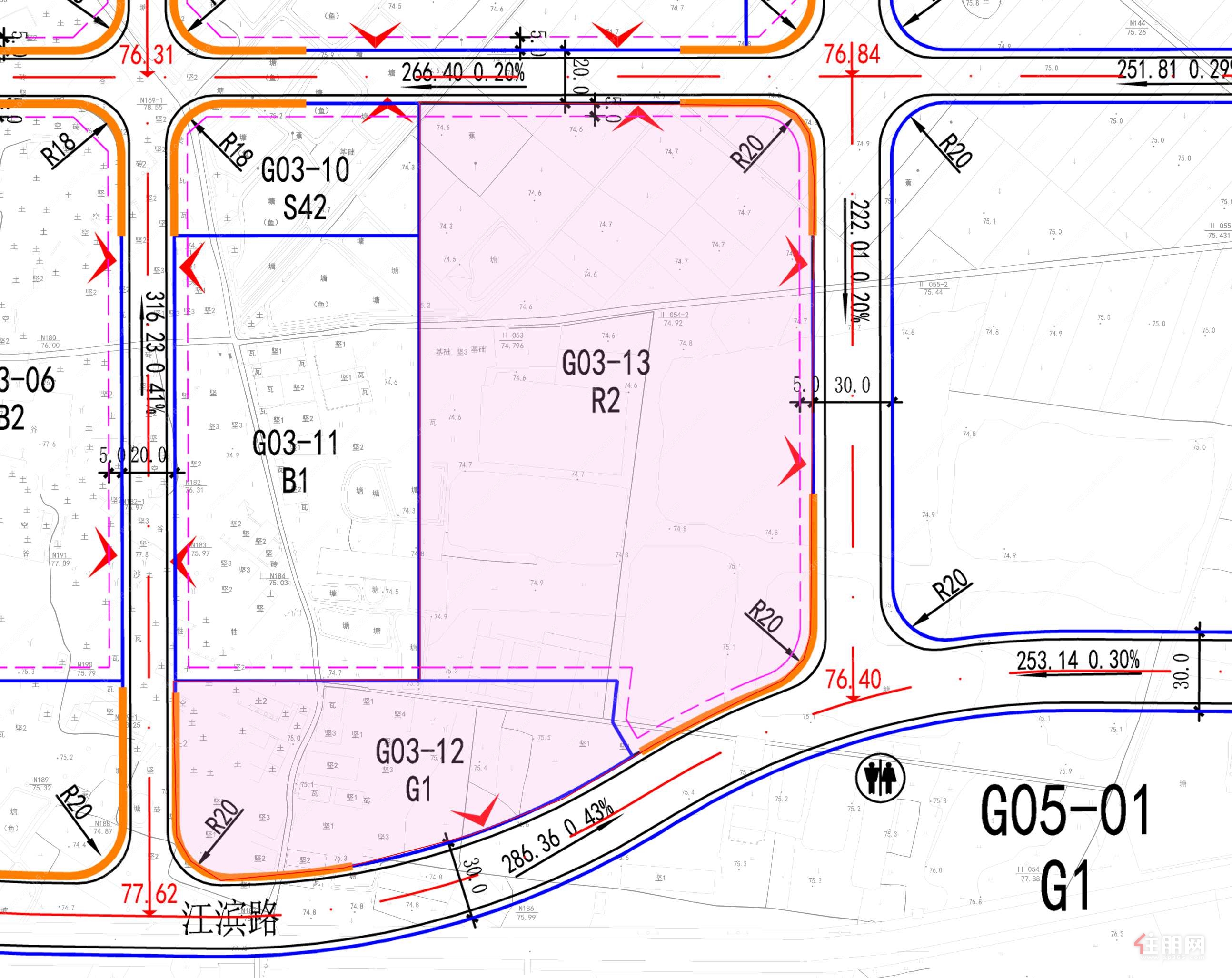 地块一控指修改后