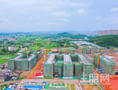 8月底交付使用！玉林一中新校区正在进行装饰装修施工