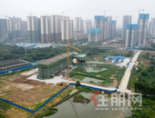 园博园小学工程施工进度如何？去现场看看↓