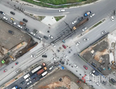 玉福路口加紧施工！路面工程预计11月上旬完成