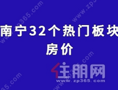 南宁32个热门板块房价出炉，低至6字头！