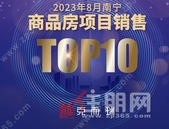 新出炉，南宁8月销售排行榜公布！这10个楼盘卖得好！ 