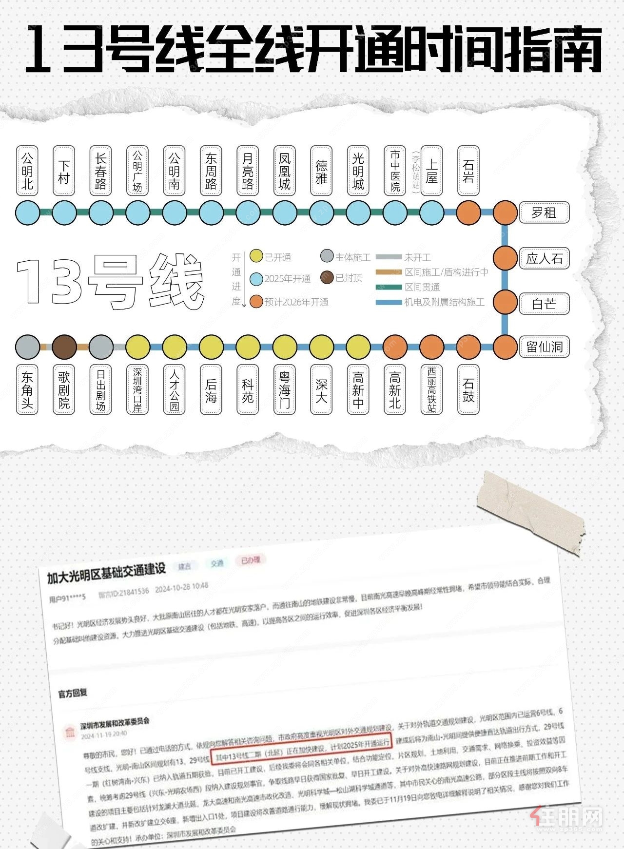 13号线开通时间