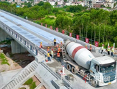 线下转线上！南珠高铁玉岑段无砟轨道施工全面启动