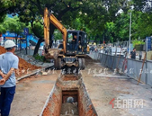 预计9月完工！玉城11段道路雨污分流改造进展顺利