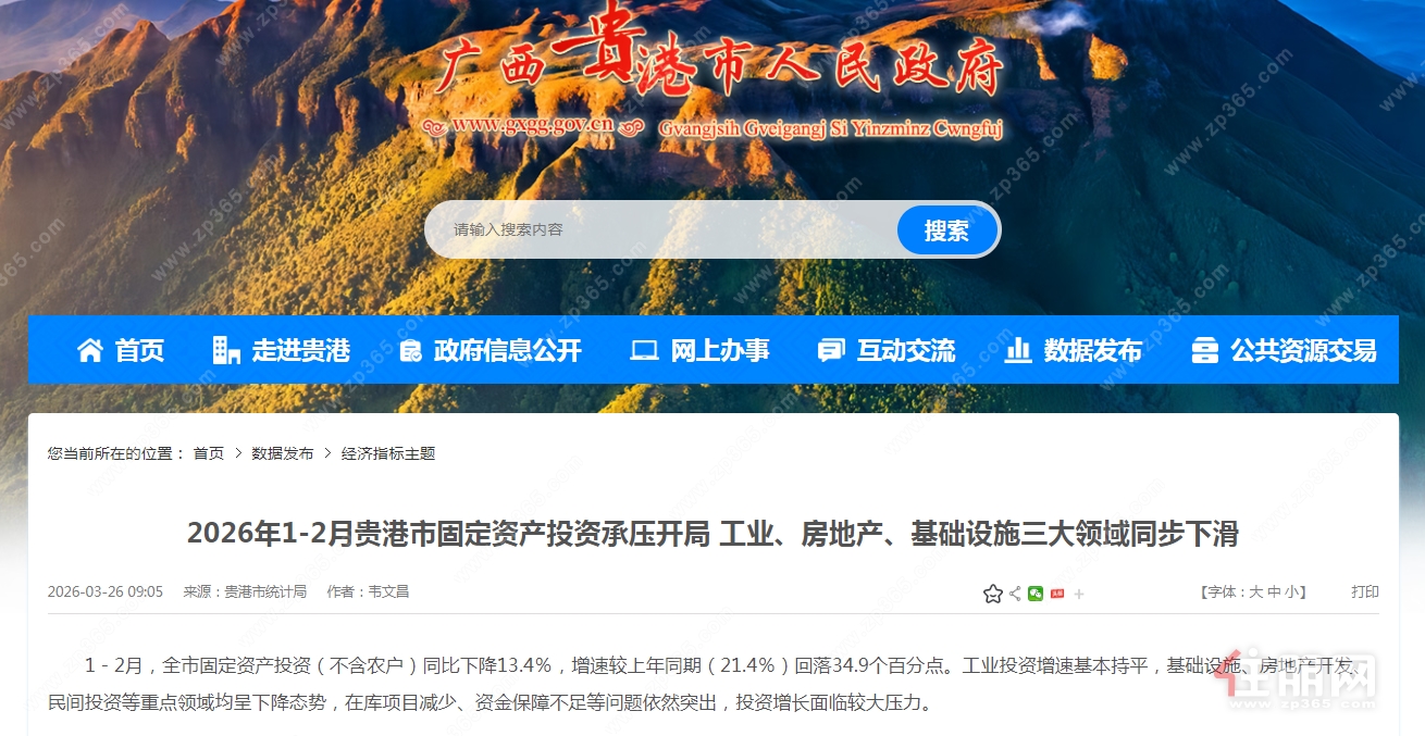 固定资产投资情况