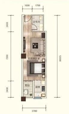 翠湖名都49平方米户型图