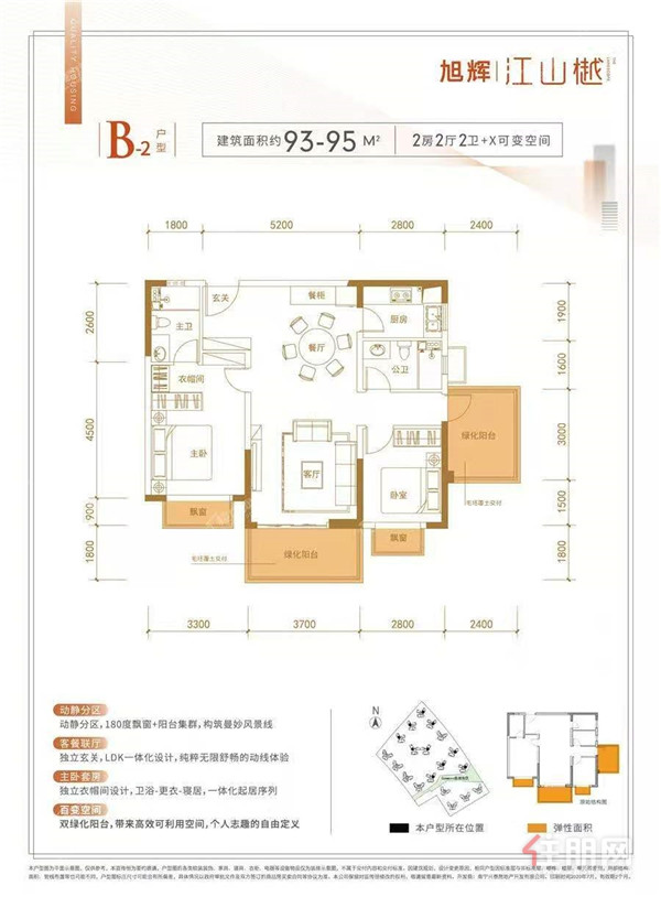 旭辉江山樾户型图