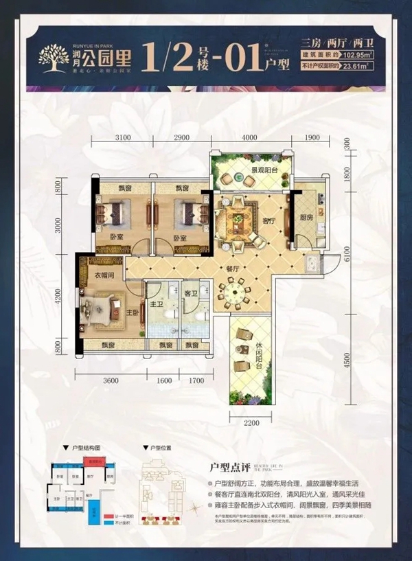 润月公园里户型图