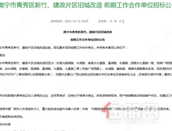 青秀区新竹、建政片区旧城改造约5300亩地启动前期工作, 看着有你家吗?