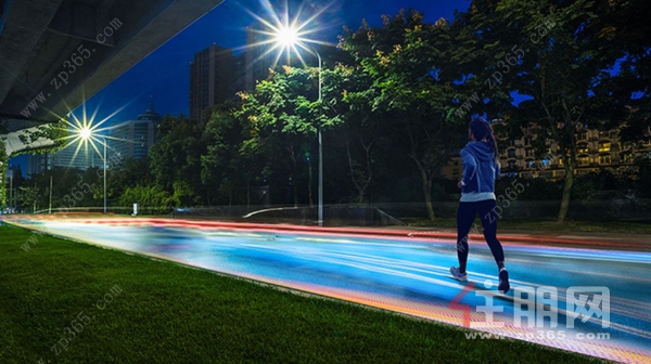 夜光跑道示意图