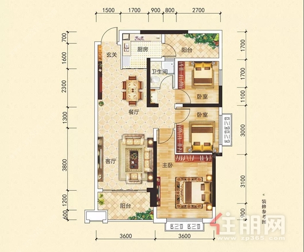 龙凤江城户型图