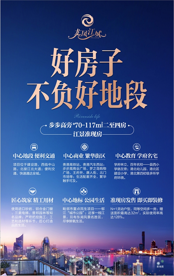 龙凤江城海报宣传图