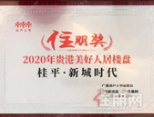 喜报｜新城时代荣获“2020贵港美好人居楼盘”美誉