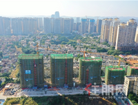 喜大普奔! 江南御景部分楼栋即将封顶啦, 最新航拍图曝光~