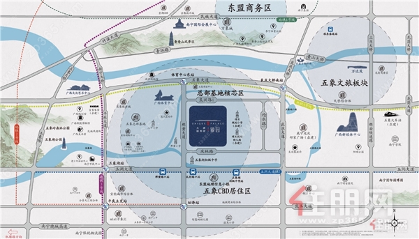 丨大唐新希望·臻园项目区位图 丨大唐新希望·臻园项目区位图