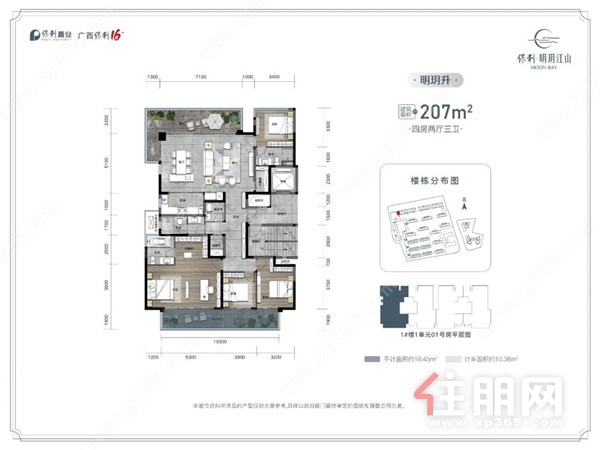 207㎡户型图