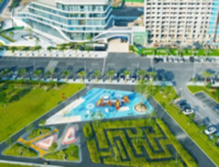 康桥·白鹭湾10月份工程进度！5万㎡康桥广场已建成投入使用