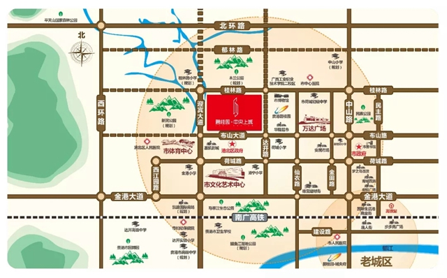 碧桂园·中央上城区位图 碧桂园·中央上城区位图
