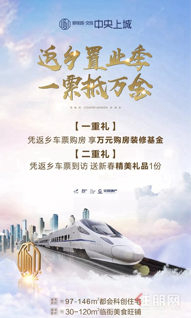 碧桂园·中央上城宣传海报