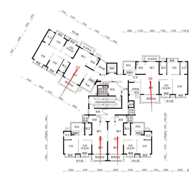 碧桂园金科博园府8#标准层 碧桂园金科博园府8#标准层