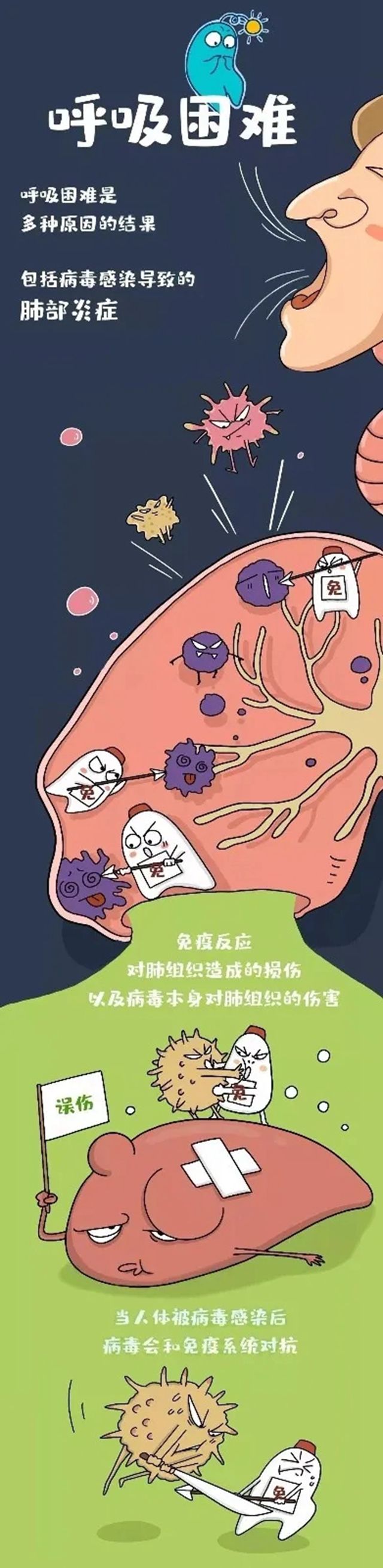 无症状感染者示意图