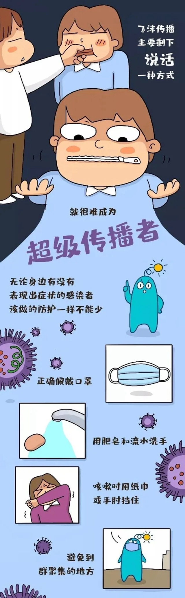 无症状感染者示意图