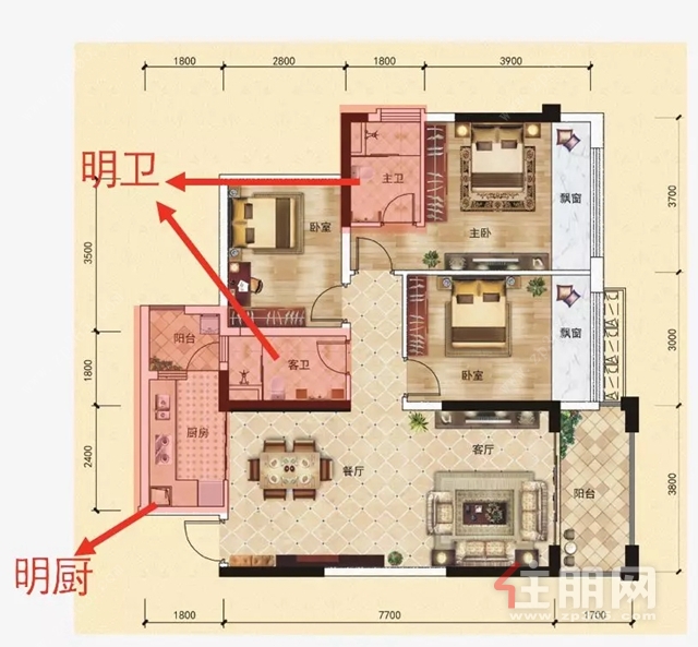 龙凤江城户型图