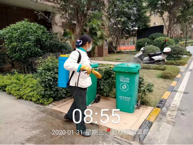 重点区域进行全面消杀