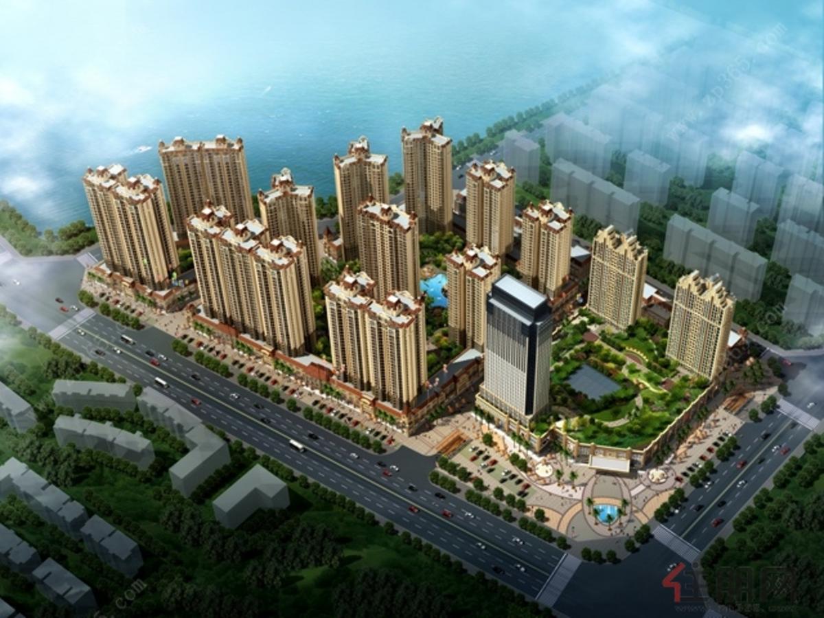 广汇·东湖城项目鸟瞰图