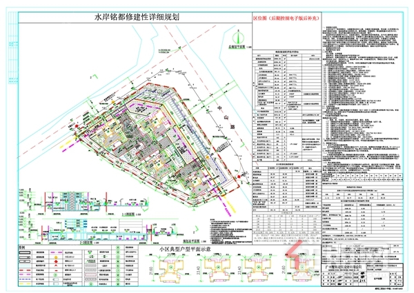 水岸铭都项目总平图