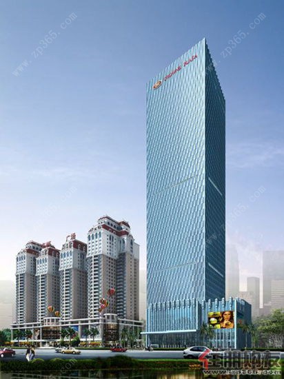 南湖名都广场效果图