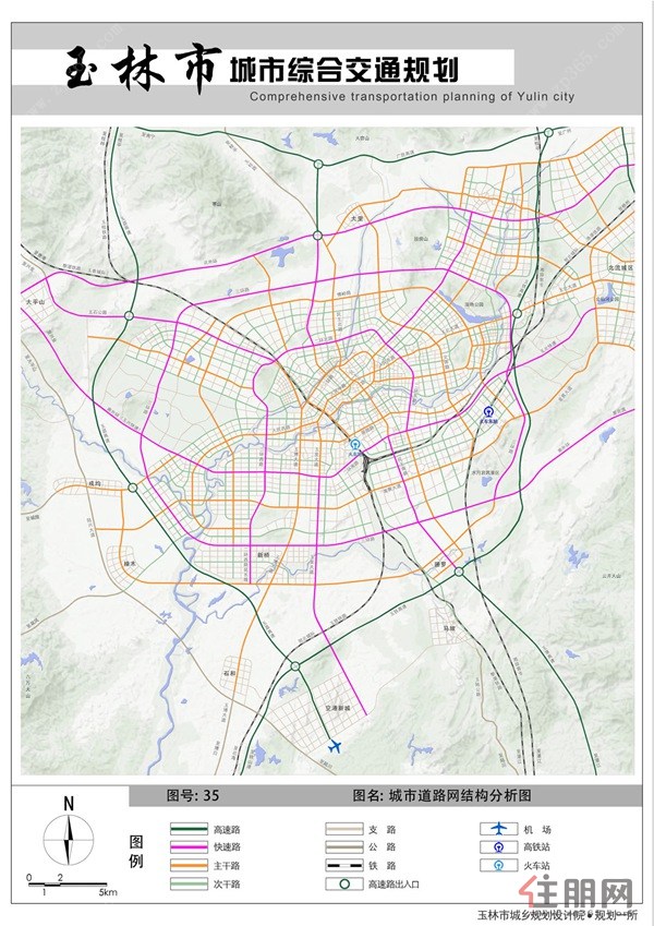 城市道路网结构分析图市域交通枢纽规划图记者注意到,2013年,桂林市