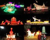 彩灯博览会大黄鸭降临五象湖 碧水天和近水楼台先得月