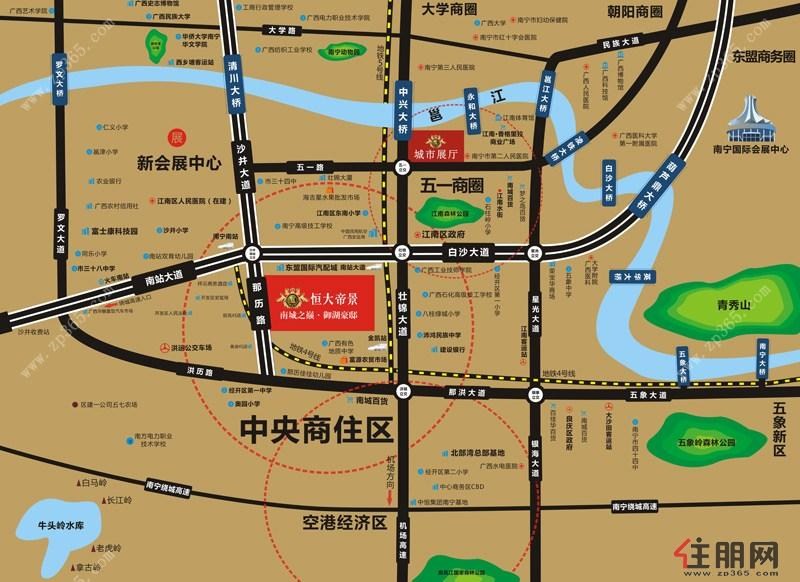 沙井-南站立交桥的试通行,那历路拓建工程的加速施工,南宁最大路网