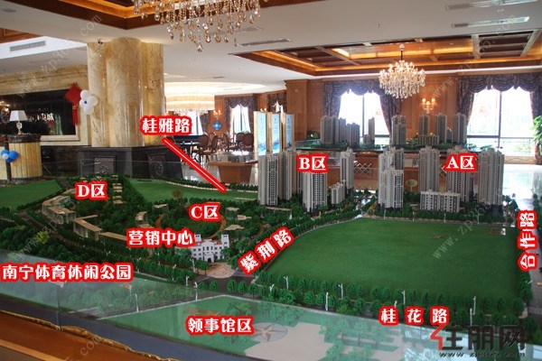 天昌东盟中央城沙盘