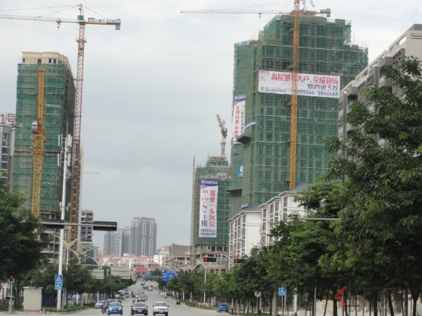 从桂雅路看天昌东盟中央城