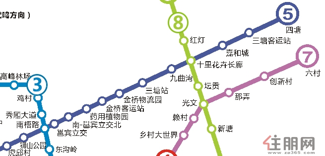从地铁规划看, 南宁未来几年潜力大的几大板块!