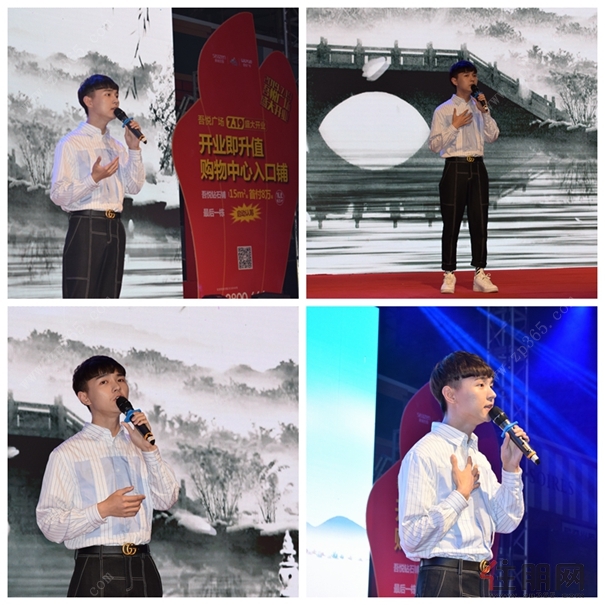 此次钦州吾悦广场抖音网红音乐节,当红抖音歌手威仔亲临现场,为