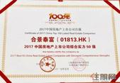 合景泰富地产 荣获中国房地产上市公司综合实力50强
