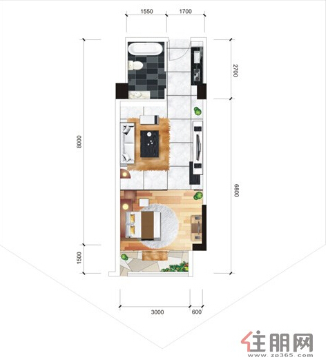 公寓式住宅品质保障 凤岭名园弥珍道小户型火