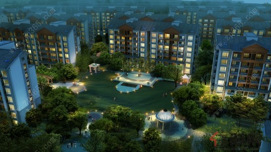 冠城大通华郡效果图