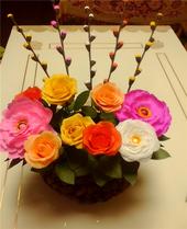 四季有约 广源大都会与你相约创意纸花DIY